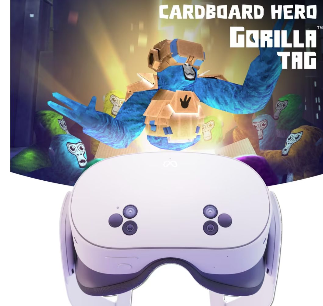 😀 Meta Quest 3S 128 GB - Pack Gorilla Tag Cardboard Hero / Meta Quest 3S 256 GB. #Amazon 📛 ...