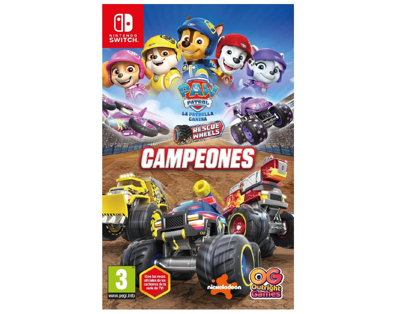 Paw Patrol: Rescue Wheels Campeones - un juego divertido para Switch