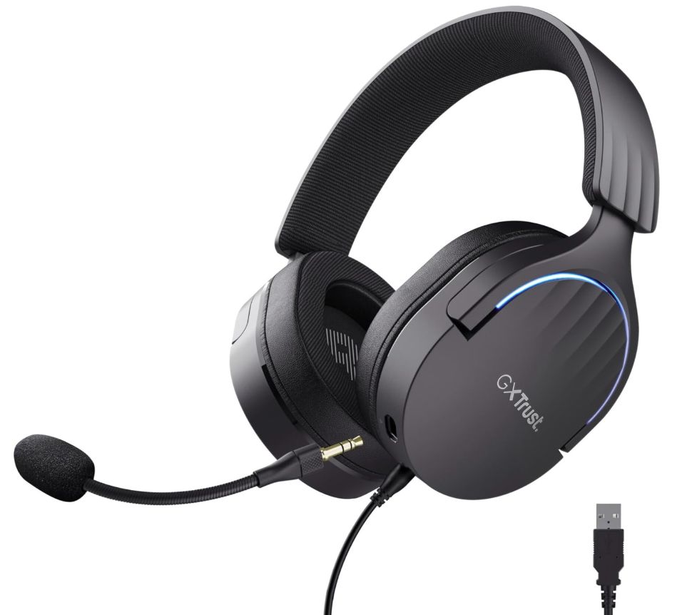 😮 GXTrust 490 Fayzo Cascos Gaming USB 7.1 Sonido Envolvente, Drivers 50mm, 85% Plástico Recic...