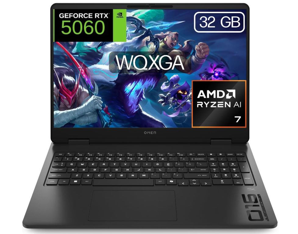 😮 HP OMEN - Ordenador portátil Gaming 16" 2.5K WQXGA. #Amazon ✨ AMD Ryzen AI 7 350, 32GB RA...