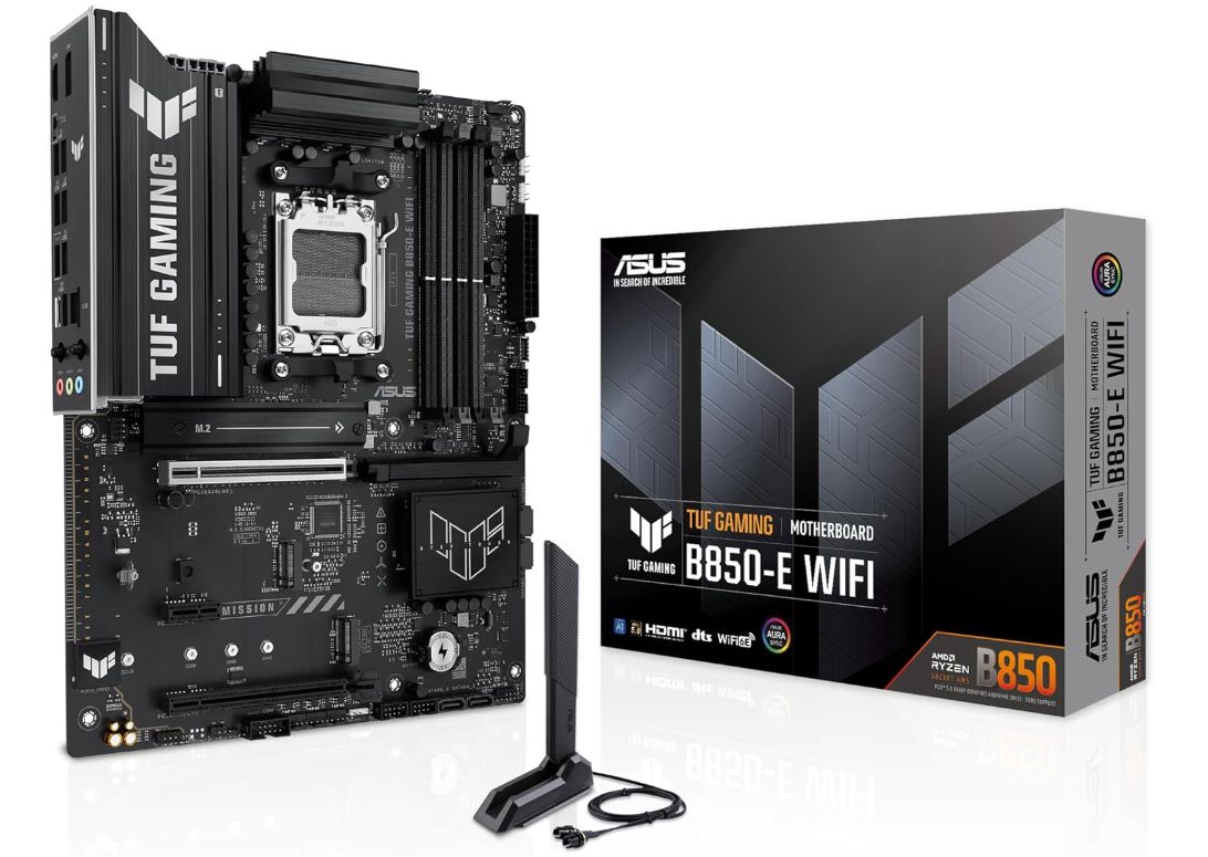 Asus Tuf Gaming B850-E Wifi - Placa Base AMD B850 Atx. 8+2+1 Drmos, Ddr5, Pcie 5
