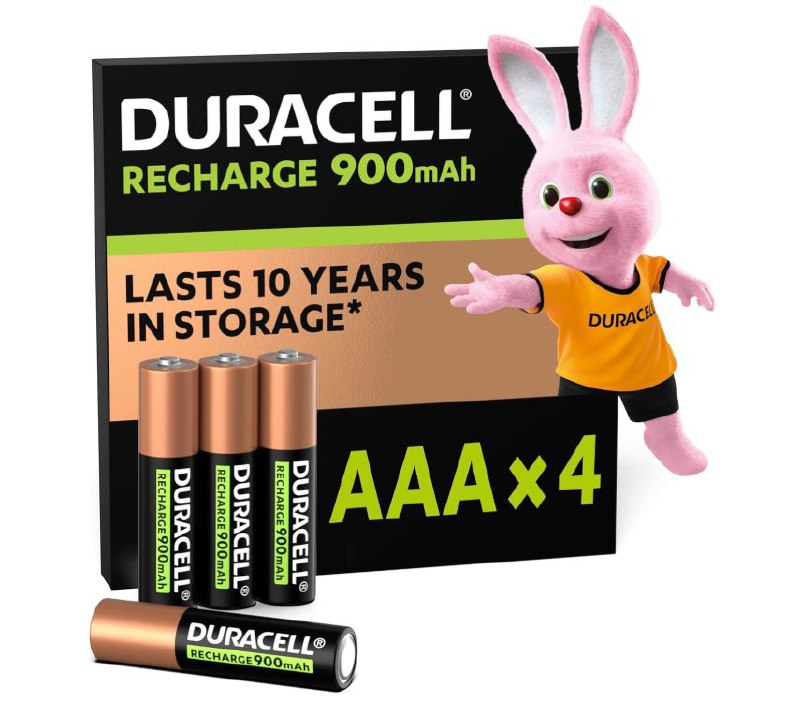 Pilas Recargables AAA de Duracell a precio de oferta en Black Friday