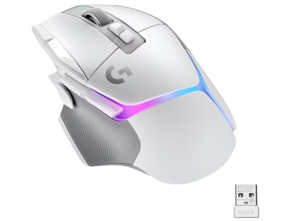 😀 Logitech G G502 X PLUS LIGHTSPEED Ratón inalámbrico RGB para Gaming, óptico con interrupt...