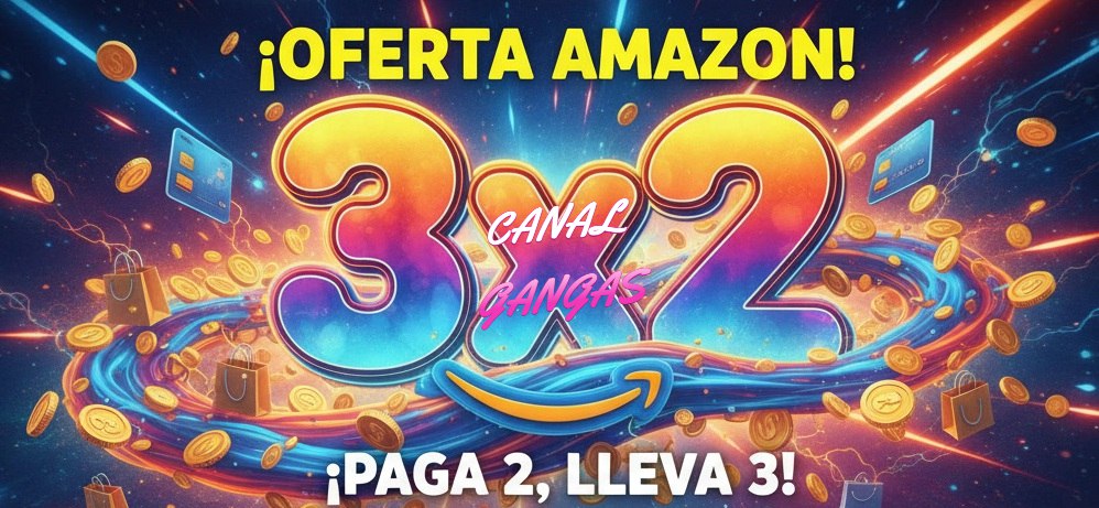 PROMOCIÓN 3 X 2 EN AMAZON