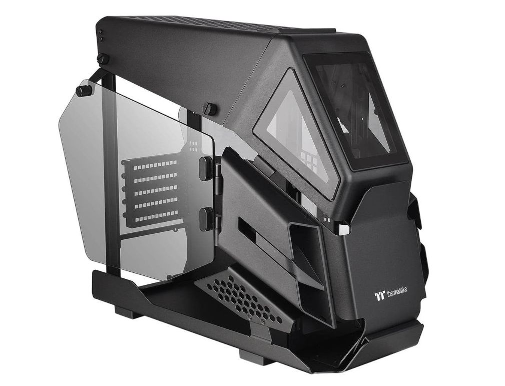 Caja de micro Thermaltake AH T200 con Marco Abierto de Vidrio Templado - Oferta en Amazon