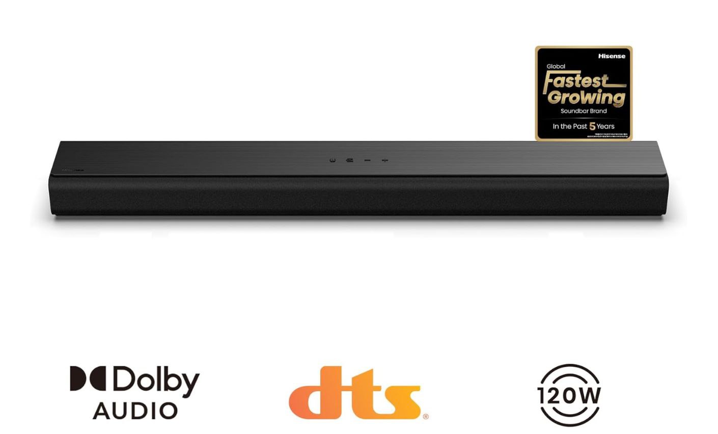 Hisense HS1000 - Barra de Sonido 2.0 120W - ¡Oferta Navideña en Amazon!