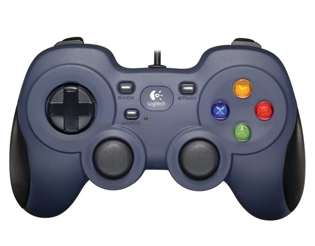 😀 Logitech F310 Gamepad con Cable, Mando de Dirección 4 Conmutadores,1,8m, PC. 📛 P...