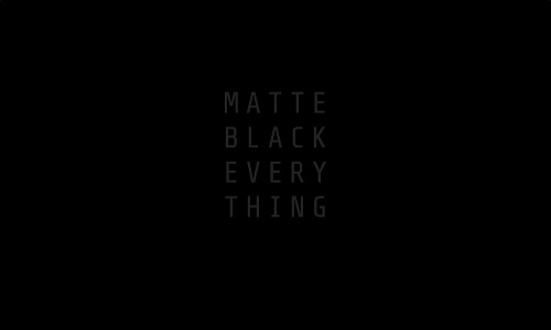 Código promocional Matte Black Everythin